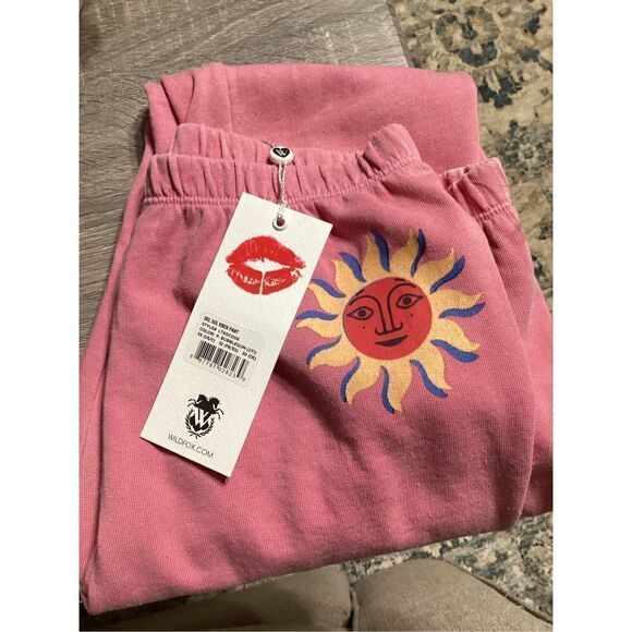 Wildfox Del Sol Knox Pants in Pink Bubble Gum. XS. Retails $98 - Picture 4 of 5